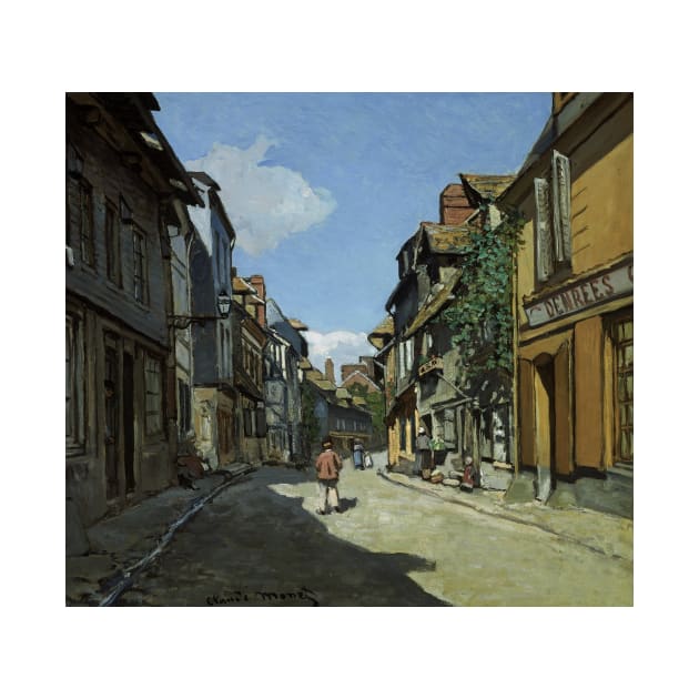 Rue de la Bavole, Honfleur by Claude Monet by Classic Art Stall