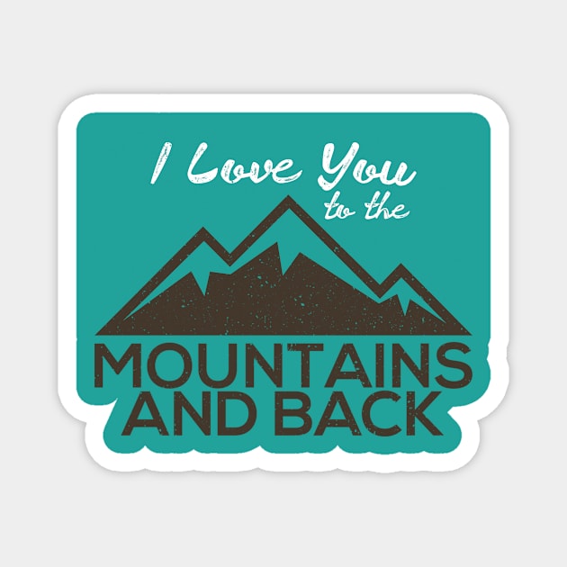 Love Mountain Magnet by adcastaway