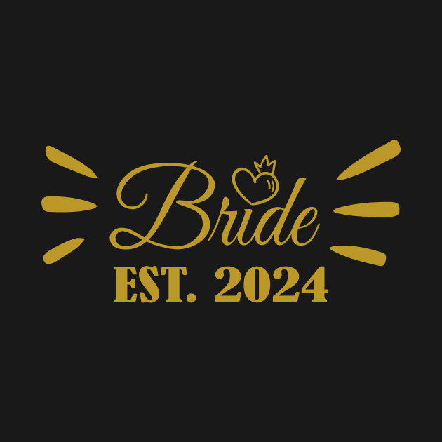 Bride to be - Bride Est 2024 by frankjoe