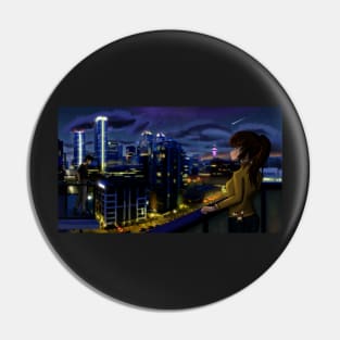 Evening Contemplation Pin