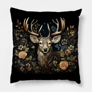 Cottagecore Aesthetic Deer Pillow