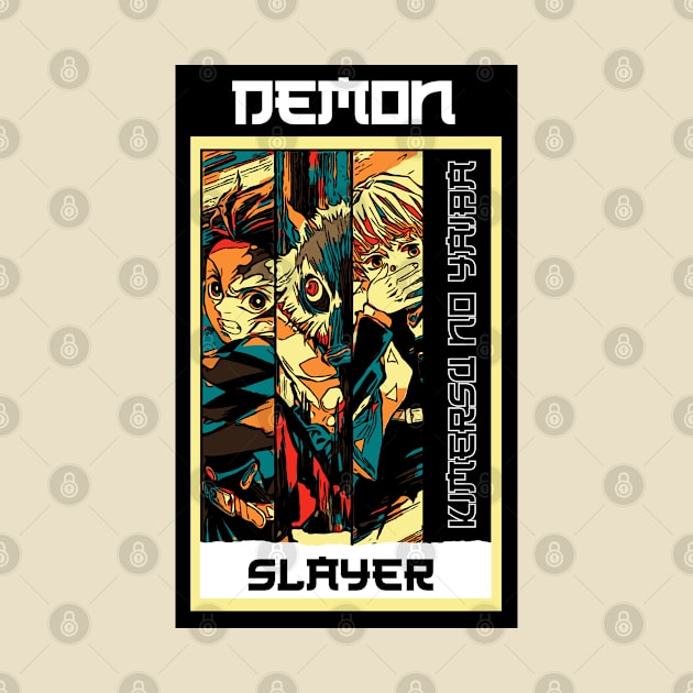 demon slayer retro by FIFTY CLOTH