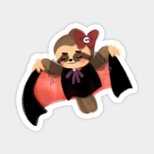 Cute Sloth vampire Magnet