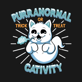 funny cat halloween for kids T-Shirt