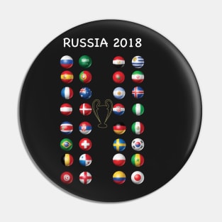 russia 2018 shirt Pin