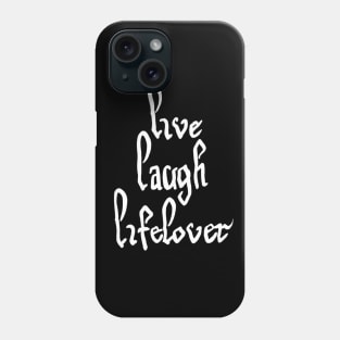 Black metal Quote Phone Case