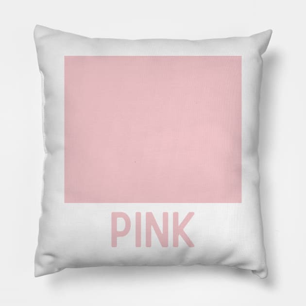 Learn Your Colours - Pink Pillow by DIYitCREATEit