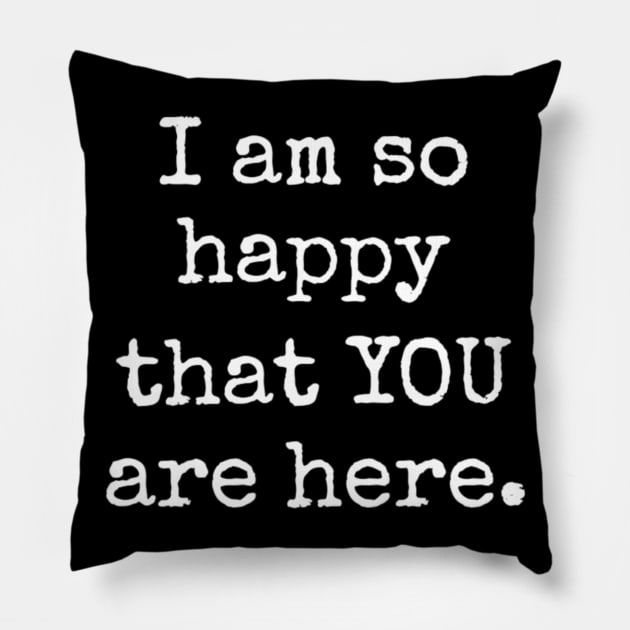 Happy Positive Affirmation Kind Motivational Teacher Student Pillow by danielfarisaj