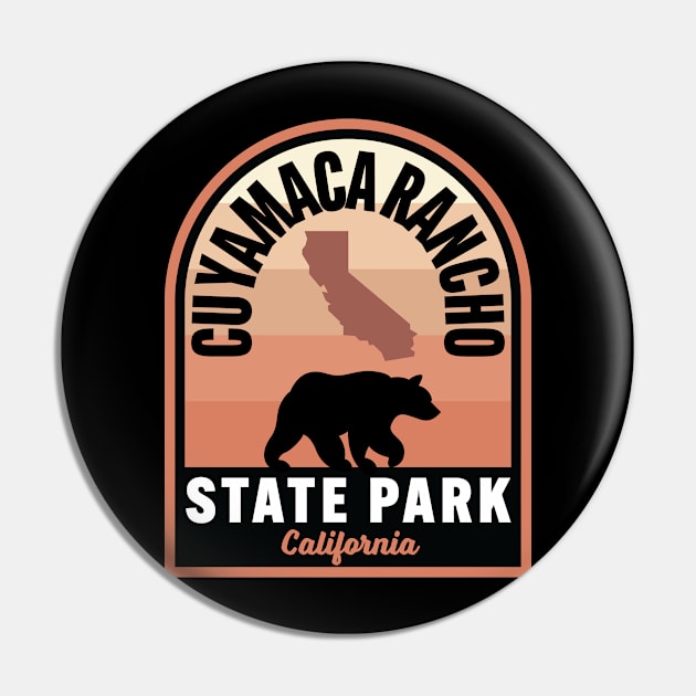 Cuyamaca Rancho State Park CA Bear Pin by HalpinDesign