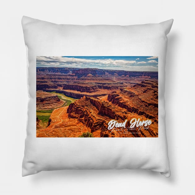 Dead Horse Point State Park Pillow by Gestalt Imagery