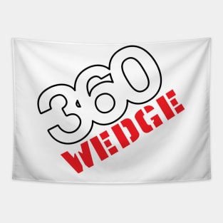 360 Wedge - Badge Design Tapestry