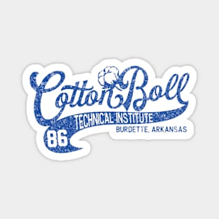Cotton Boll - Burdette Script Magnet