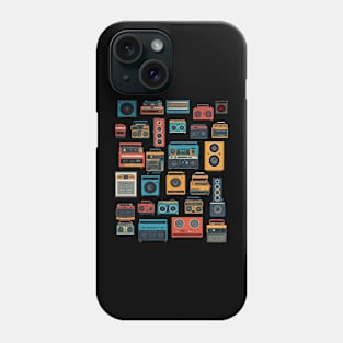 Speakers and boom boxes music lover Phone Case