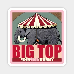 SpinSpinBunny Single 'Big Top' Artwork Magnet