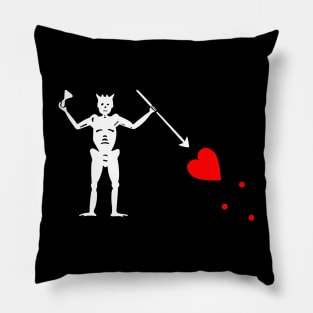 Blackbeard Edward teach Pirate Flag Pillow