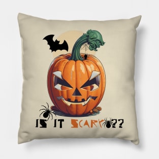 HALLOWEEN PUMPKIN HEAD , is it scary ? Pillow