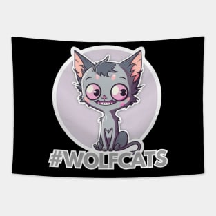 Lykoi Cat Uniquely wolf-like Tapestry