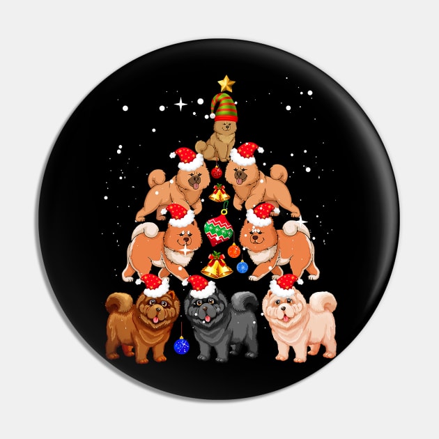 Chow Chow Christmas Tree Pin by IainDodes