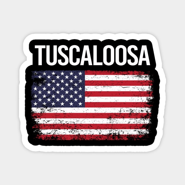 The American Flag Tuscaloosa Magnet by flaskoverhand