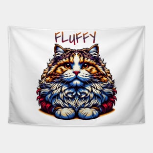 Fluffy Cat Tapestry