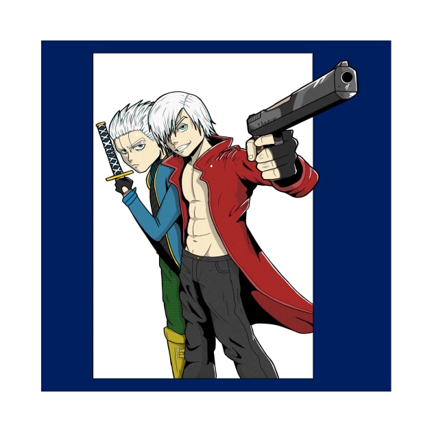 "Dante and Vergil" by MalAtrz