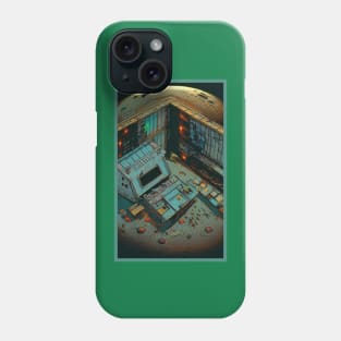 Moon Base - 1970s Retro Art Phone Case