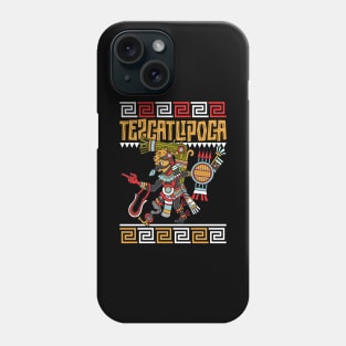 Aztec god of the night - Tezcatlipoca Phone Case