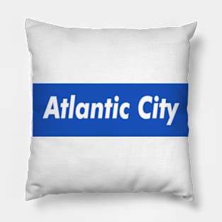 Atlantic City Box Logo Pillow