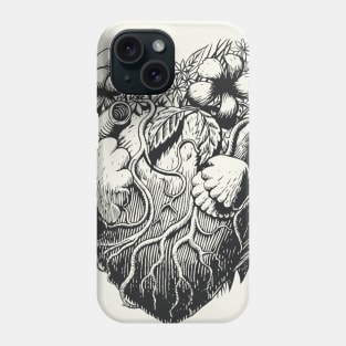 Foliage Heart Drawing Illustration Phone Case