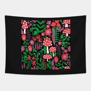 Mystical night garden Tapestry