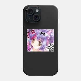 anime grl blingee ♥̩͙ˊˎ Phone Case