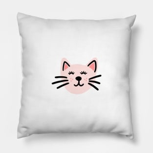 Cute cat illustration Pillow