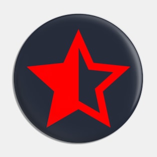 Half-Star Pin