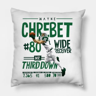 Wayne Chrebet New York J Stats Pillow