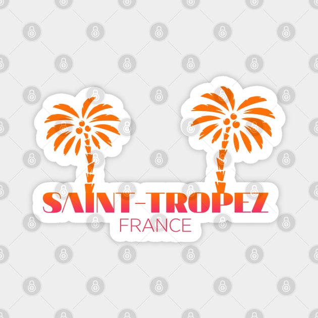 Saint Tropez - France Magnet by DoctorBlue