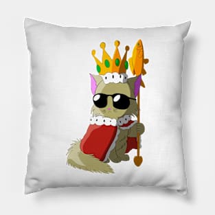 Cat King - Royal Kitty Pillow