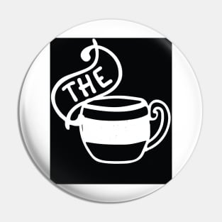 Hot Drink T-Shirt Hot Cup of Coffee Hot Tea Steamy Pin