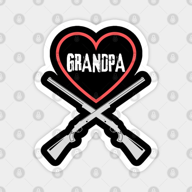 hunting grandpa Magnet by vaporgraphic