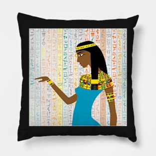 Ancient egyptian woman Pillow