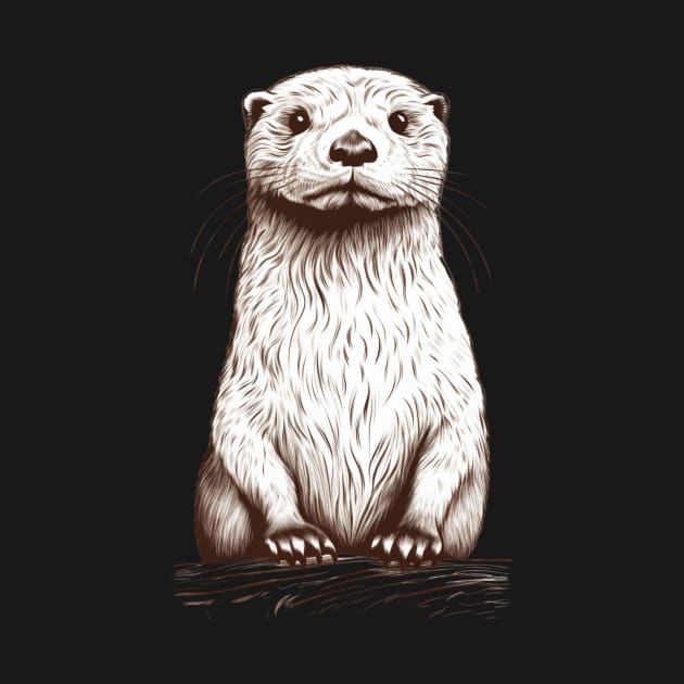 Cute Otter by OspreyElliottDesigns