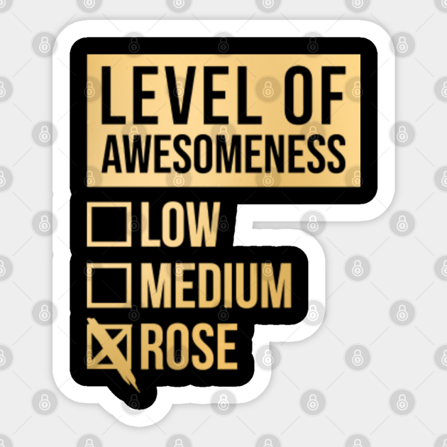 Rose Name - Rose Name - Sticker | TeePublic Rose Name - Rose Name - Sticker | TeePublic