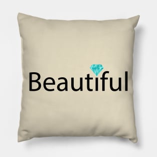 Beautiful being beautiful artistic design Pillow