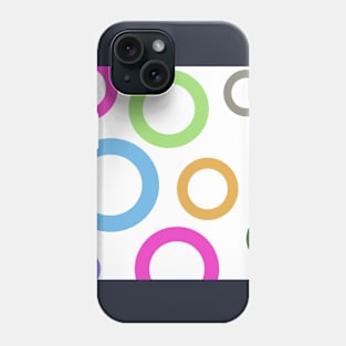 Geometric Circles Pattern Phone Case