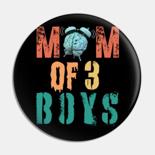 MOM OF BOYS. Funny Gift for Mom. Pin