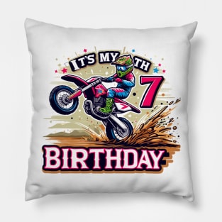 7th Birthday Pillow