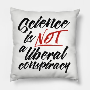 Science is Not a Liberal Conspiracy Pillow