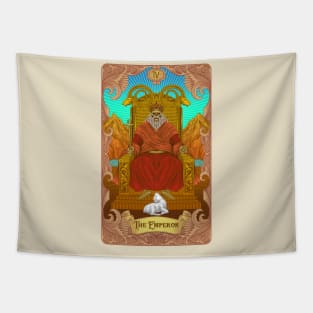 The Emperor Tarot Card Tapestry