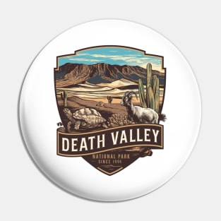 Death Valley National Park Retro Wildlife Pin