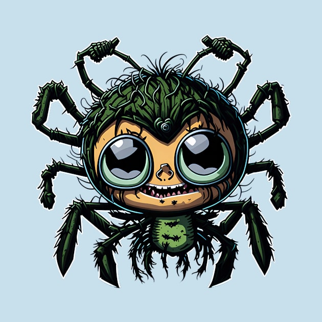 Kawaii Spider Monster by Kingrocker Clothing