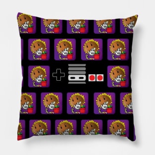 Angry flower v2 Pillow